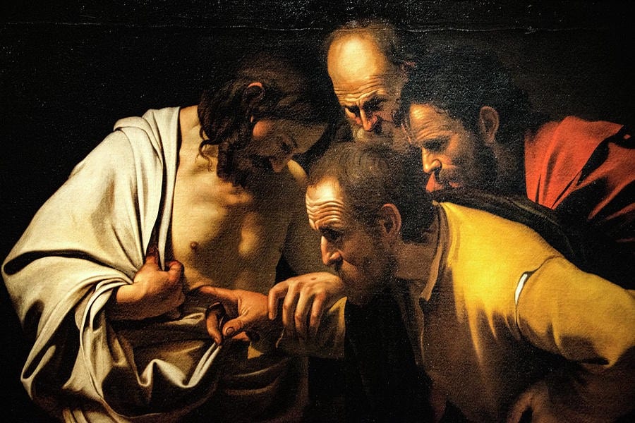 Caravaggio Niewierny Tomasz