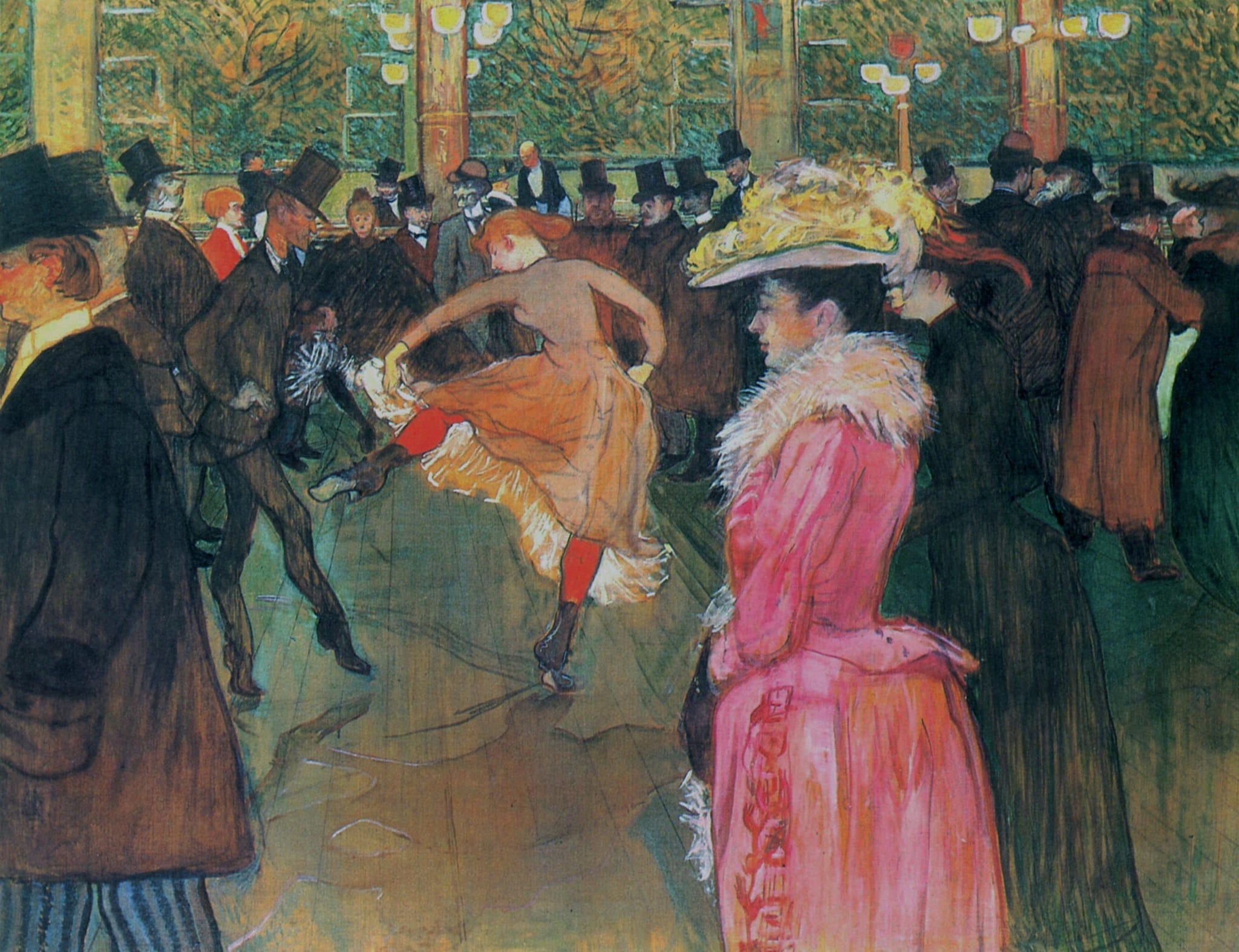 Henri de Toulouse-Lautrec La Dance au Moulin-Rouge
