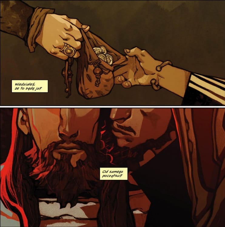 kadr z komiksu Judasz Kultura gniewu