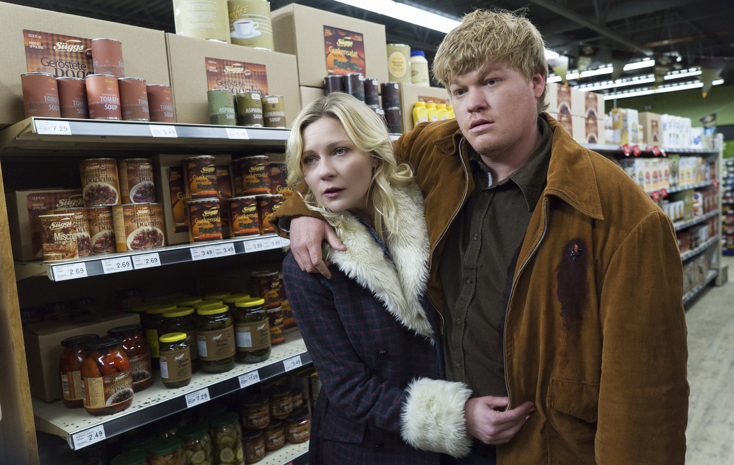 Kirsten Dunst i Jesse Plemons w serialu „Fargo”