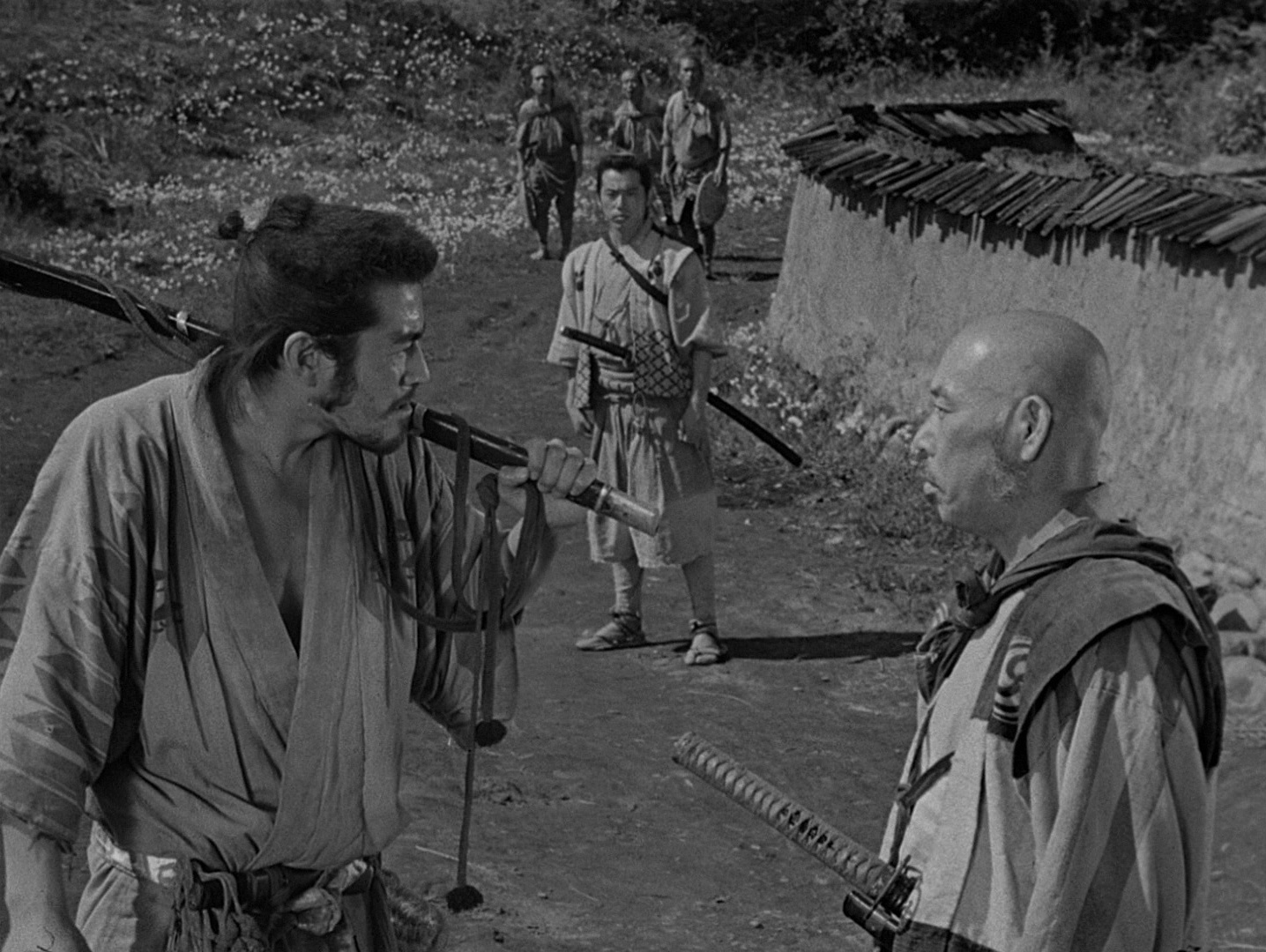 kadr z filmu Siedmiu samurajów