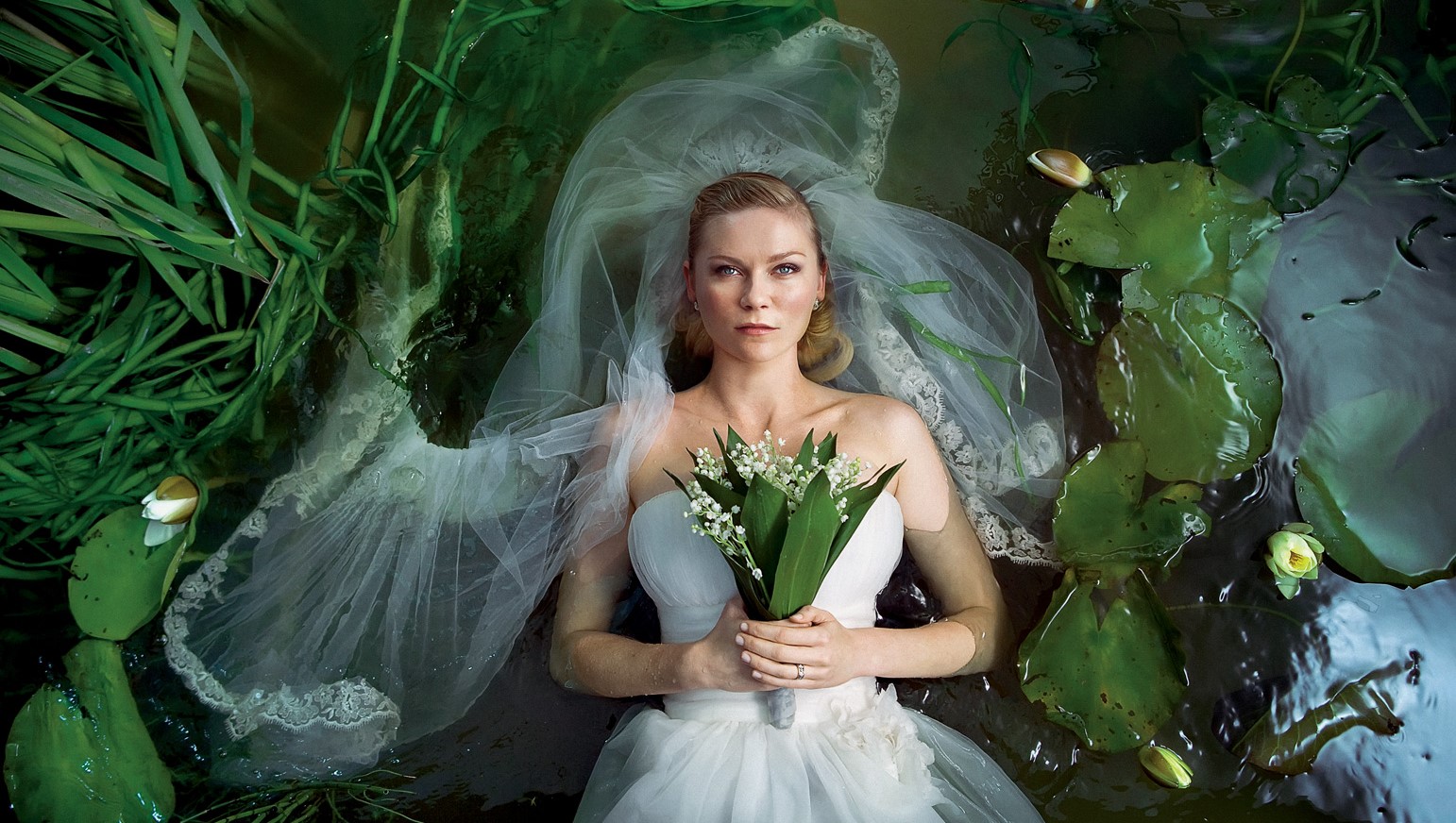 Kirsten Dunst w filmie „Melancholia”