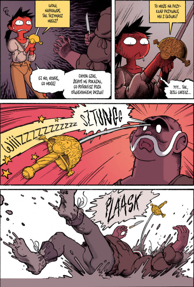 Przykładowa strona z komiksu „Furia” / fot. Kultura Gniewu