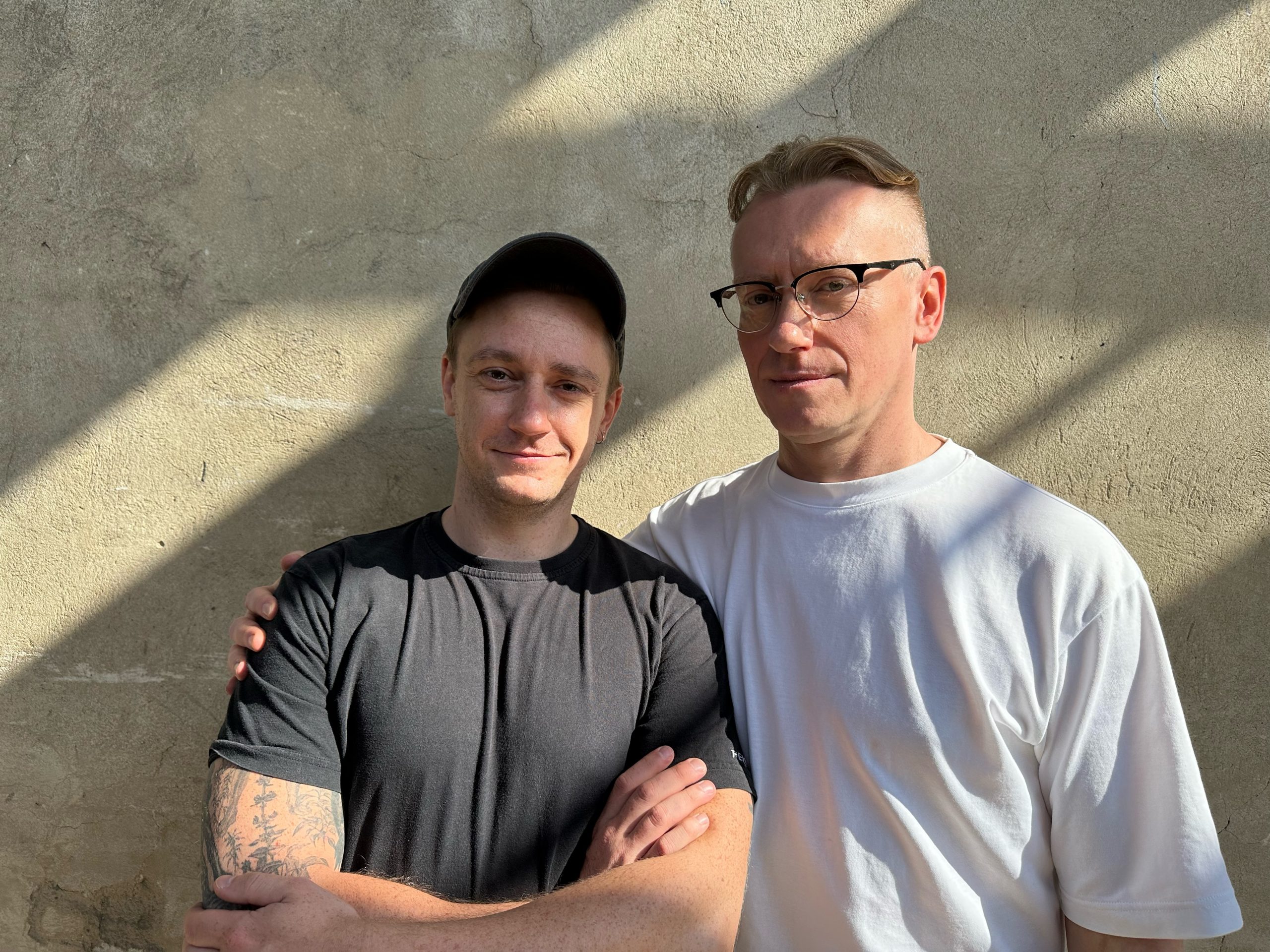 Dawid Nickel i Łukasz Ronduda na planie „Rave”