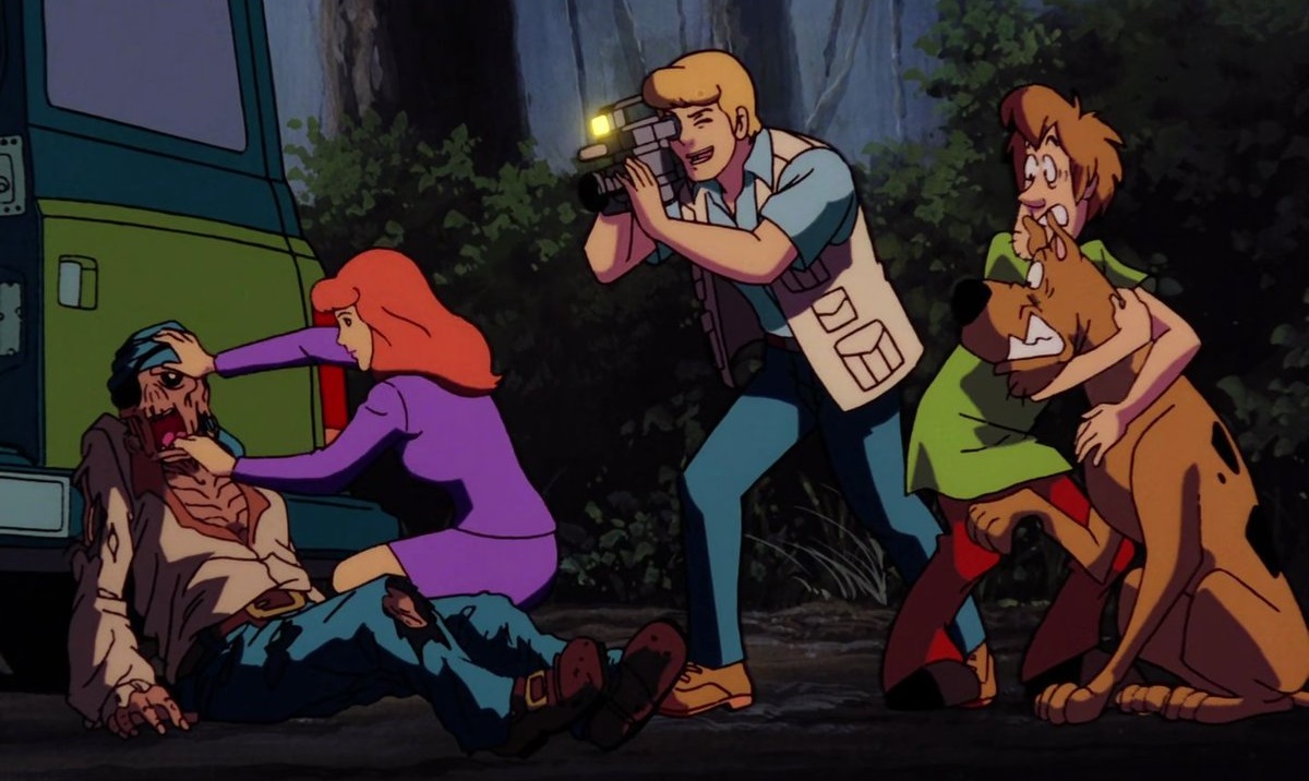 Kadr z filmu „Scooby-Doo na Wyspie Zombie”
