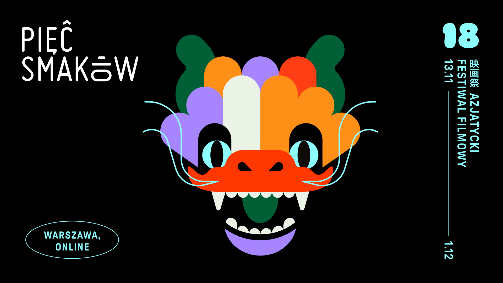 plakat pięć smaków