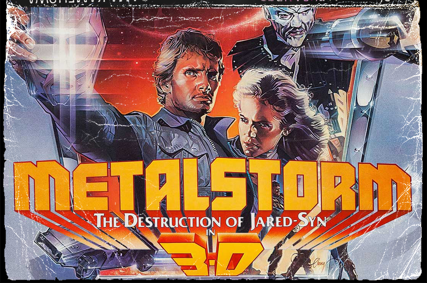 Grafika na podstawie plakatu „Metalstorm: The Destruction of Jared-Syn”