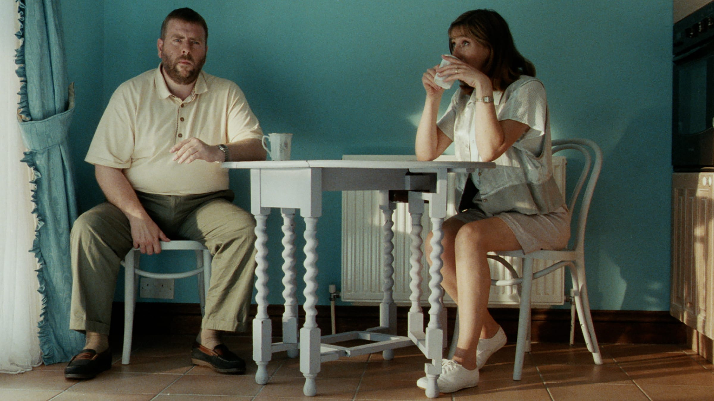 Timothy Spall (Maurice) i Phyllis Logan (Monica)