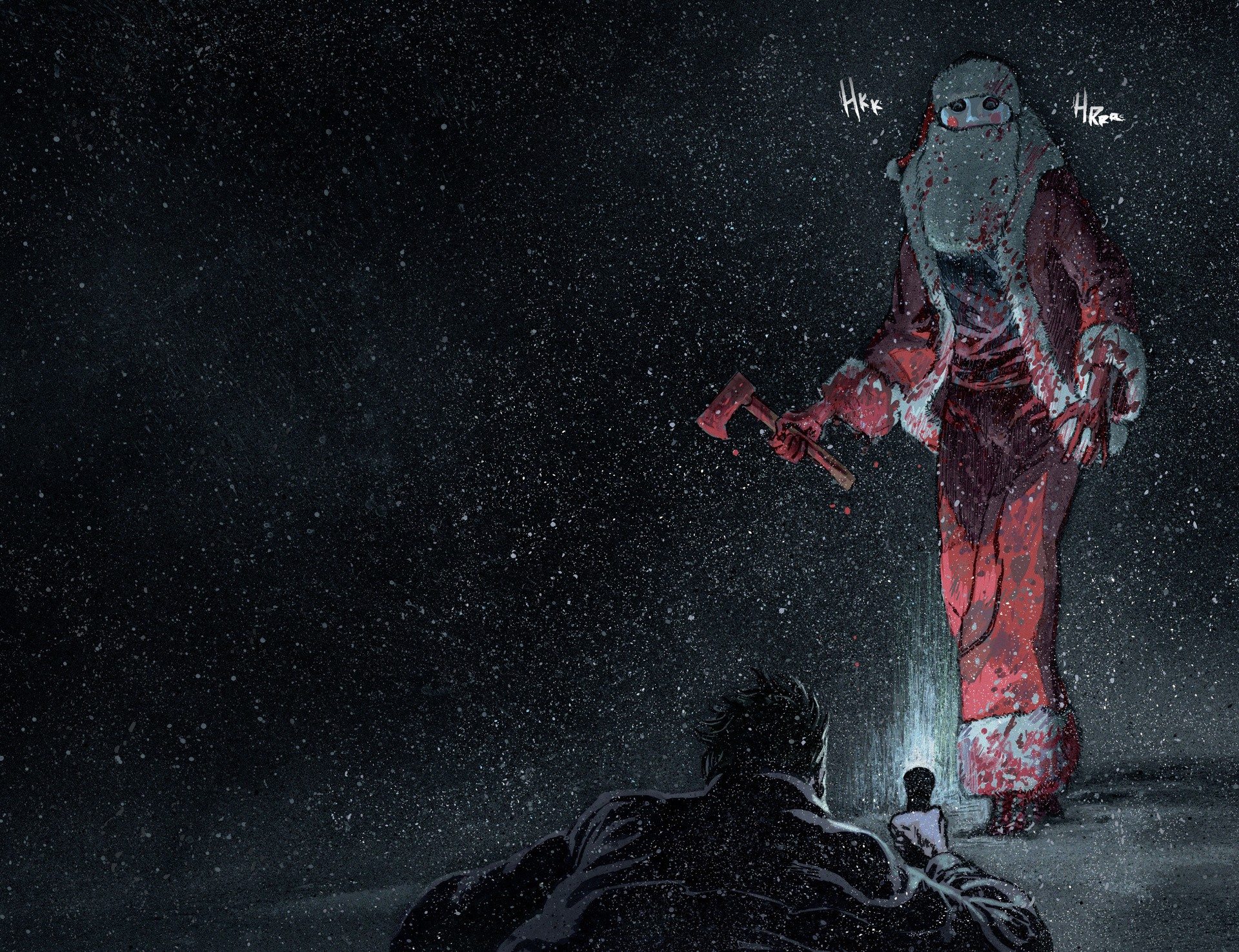 Strona z komiksu „Dewiant”