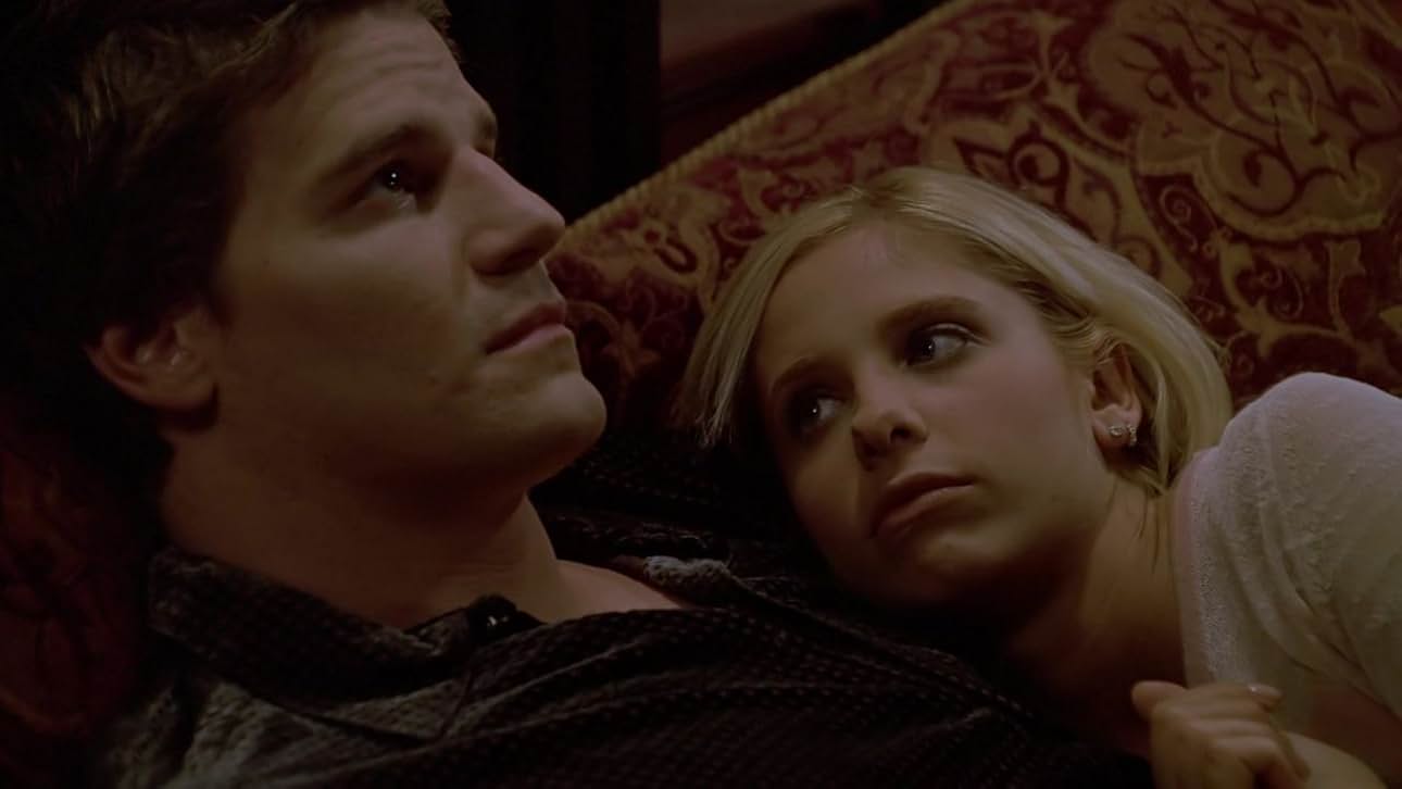 Sarah Michelle Gellar (Buffy) David Boreanaz (Angel)