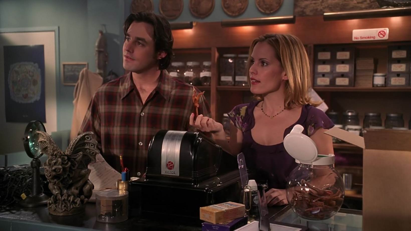 Nicholas Brendon (Xander) Emma Caulfield Ford (Anya)