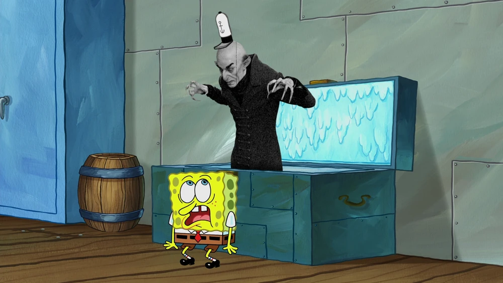 Kadr z serialu „SpongeBob Kanciastoporty”