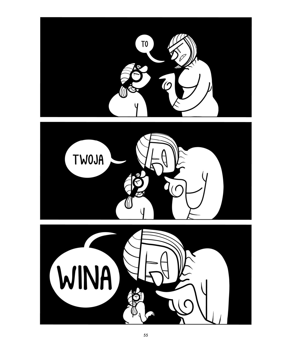 strona z komiksu do poprawki