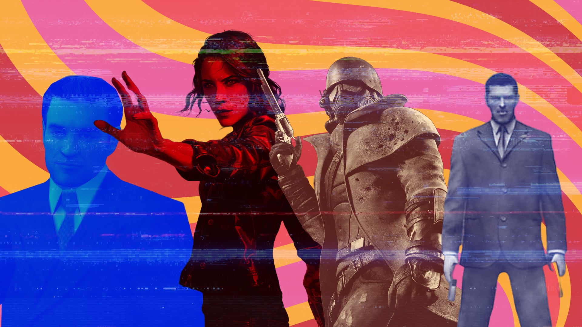 Kolaż postaci z gier / Artur Grigoryan